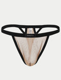 PAIZH Men's Sheer Mesh Thong
