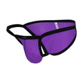 PAIZH Men's Low-Rise Mesh String Bikini Briefs